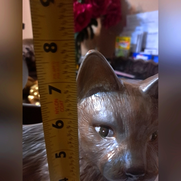 Vintage  Pottery Planter Cat Shape - Picture 6 of 11